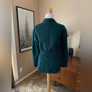 J Jill green wool wrap jacket - size XL
